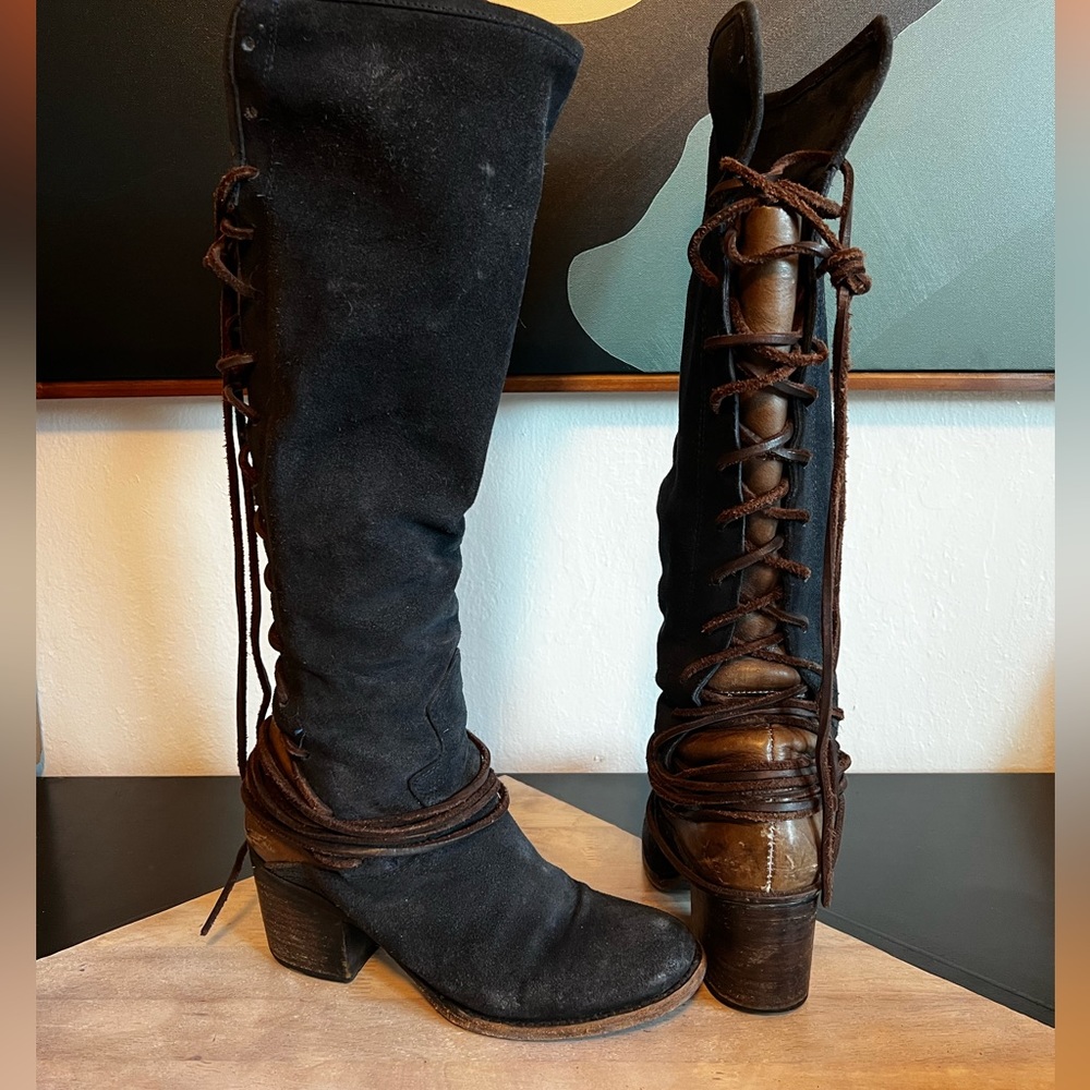 *FREEBIRD by Steven Coal lace up boot